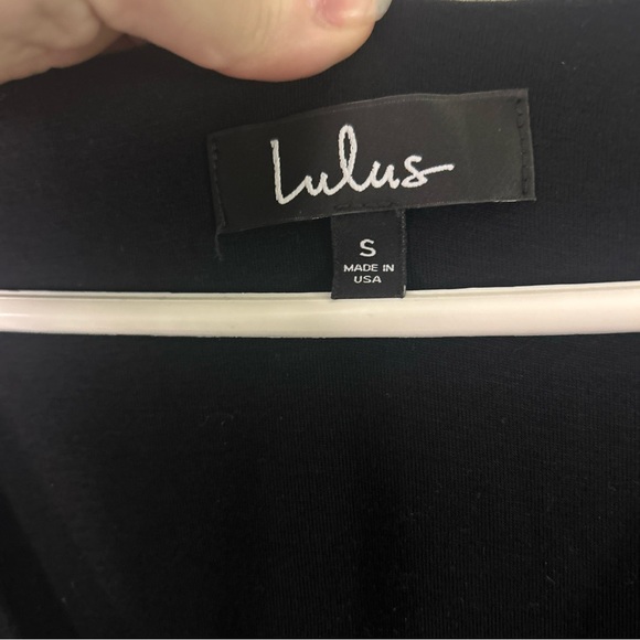 Wishing Well Black Long Sleeve Maxi Dress Small - Picture 3 of 3